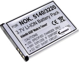 Connect 3000 BL-5B Kamera akku Megfelelő eredeti akku (kamera) BL-5B 3.7 V 650 mAh