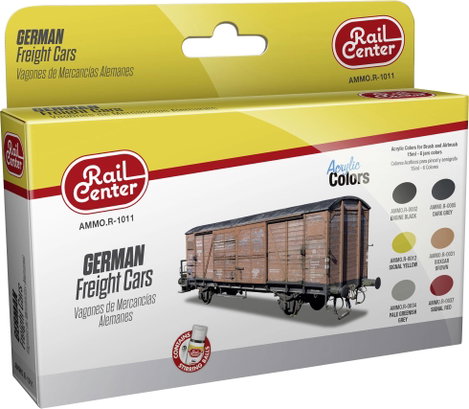 Rail Center AMMO.R-1011 Modellező festék 6 db