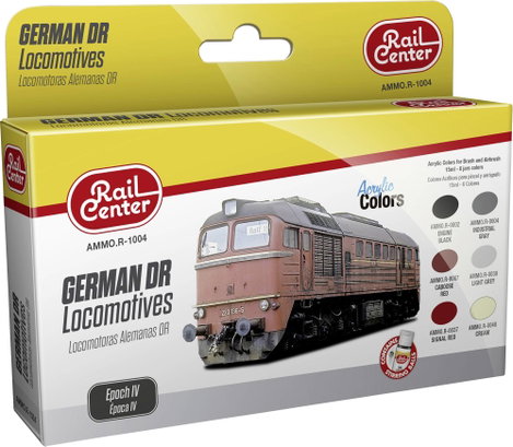 Rail Center AMMO.R-1004 Modellező festék 6 db
