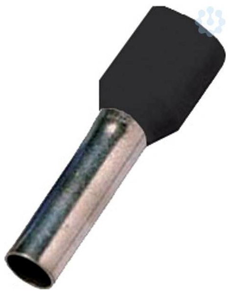Intercable 180763 Érvéghüvely 1.5 mm² Részlegesen szigetelt Fekete 1 db