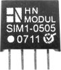DC/DC átalakító, 1 W, SIM1 SIL4 sorozat, bemenet: 12 V, kimenet: 12 V 83 mA 1 W, HN Power SIM1-1212- bélyegkép