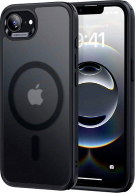 ESR Classic Hybrid HaloLock Hátlap Apple iPhone 16e Fekete Induktív töltés, MagSafe kompatibilis, Üt