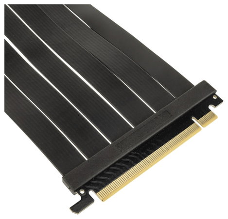 Kolink PCIe Riser kábel PCIe 5.0 PCIe x16 dugó, PCIe x16 alj 30 cm Fekete PGW-RC-MRK-010 4. kép