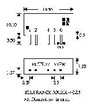 DC/DC átalakító, 2 W, SIM2 SIL7 sorozat, bemenet: 12 V, kimenet: ±12 V ±82 mA 2 W, HN Power SIM2-121 3. bélyegkép