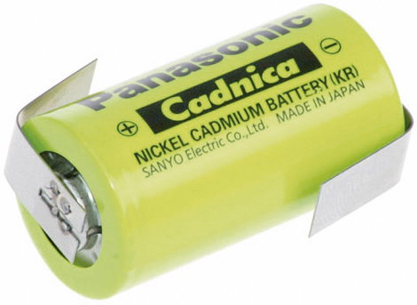Panasonic NiCd forrfüles akkumulátor Sub-C 1.2 V 1800 mAh 22.9 mm x 43 mm
