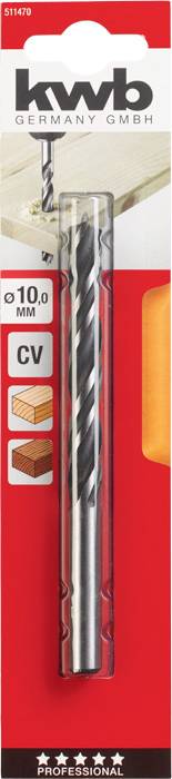 kwb 511470 Fa spirál fúró 1 db 10 mm Teljes hossz 120 mm 1 db 2. kép