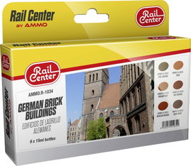 Rail Center AMMO.R-1034 Modellező festék 6 db