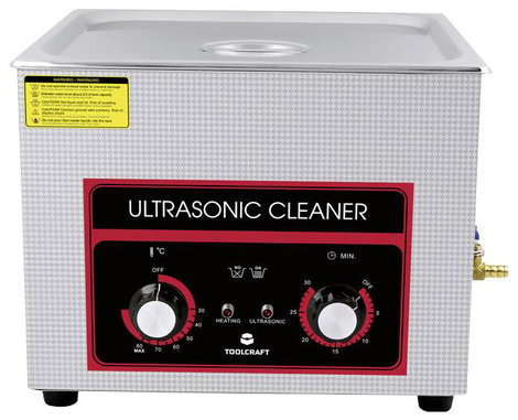 TOOLCRAFT USC-1500 Ultrahangos tisztító Irodaszer, Ékszerek, Műhely 360 W 15 l fűtéssel, tisztítókos 2. kép