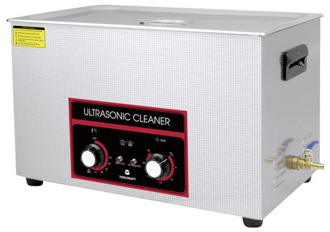 TOOLCRAFT USC-3000 Ultrahangos tisztító Irodaszer, Ékszerek, Műhely 600 W 30 l fűtéssel, tisztítókos