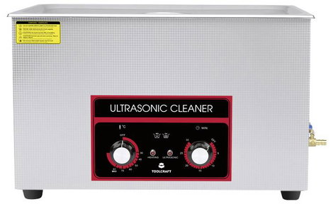 TOOLCRAFT USC-3000 Ultrahangos tisztító Irodaszer, Ékszerek, Műhely 600 W 30 l fűtéssel, tisztítókos 2. kép
