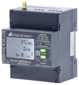 Gossen Metrawatt EM2389 Háromfázisú fogyasztásmérő átalakító csatlakozóval 5 A MID konform: Igen 1 d