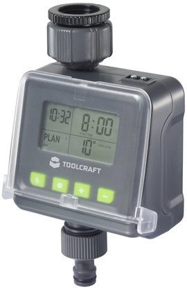 TOOLCRAFT TO-9612291 Öntözés vezérlő Elemekről üzemeltetett