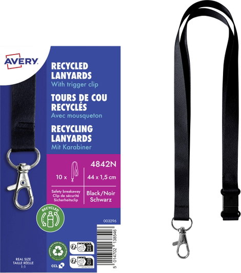 Avery-Zweckform 4842N Textilcsík (H x Sz) 440 mm x 15 mm 10 db