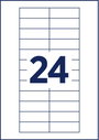Avery-Zweckform DPC6422A-10 Névtábla behelyezhető tábla 64 mm x 22 mm Fehér 2. bélyegkép