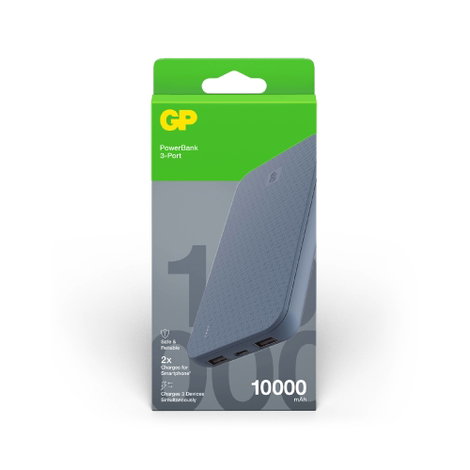 GP B+ Powerbank 10000 mAh LiPo USB-A, USB-C® Szürke 4. kép