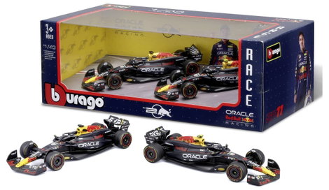 Bburago F1 RedBull RB20 ´24 2er-Set 1:43 Autómodell 3. kép