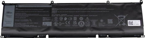Dell Notebook akku Akku P8P1P 11.40 V 4650 mAh Dell