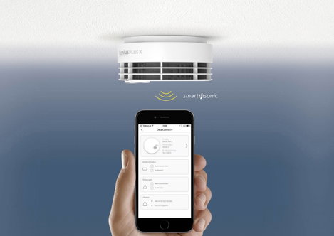 Hekatron Genius Plus X Modell 2020+Basis X Vezeték nélkül füstjelző 10 éves elemélettartammal, vezté 5. kép