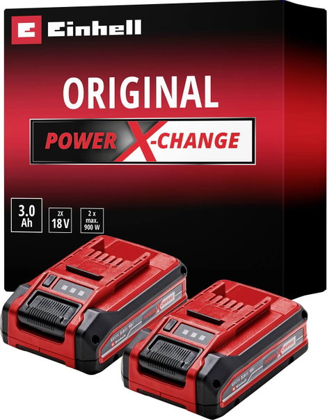 Einhell 18V 3Ah PXC Plus Twinpack 4511631 Szerszám akku 18 V 3000 mAh Lítiumion