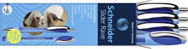 Schneider Schreibgeräte 1 db Box 3x Kugelschreiber Rave + 1x Memo blau 132574 Golyóstoll N/A