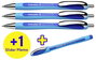 Schneider Schreibgeräte 1 db Box 3x Kugelschreiber Rave + 1x Memo blau 132574 Golyóstoll N/A 2. bélyegkép