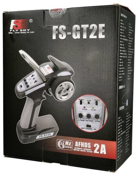 FlySky FS-GT2E Pisztolymarkolatos távirányító 2,4 GHz Csatornák: 8 Vevővel 6. kép