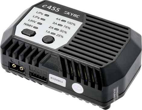 SKYRC e455 AC Modell töltő 4 A Lítiumion, LiPolimer, NiMH