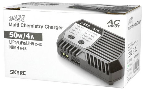 SKYRC e455 AC Modell töltő 4 A Lítiumion, LiPolimer, NiMH 3. kép