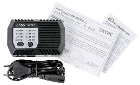 SKYRC e455 AC Modell töltő 4 A Lítiumion, LiPolimer, NiMH 5. kép