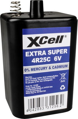 XCell Speciális elem 4R25 (lámpaelem) Cink-szén 6 V 9500 1 db