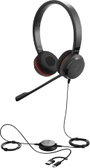 Jabra Evolve 30 II Telefon On Ear headset Vezetékes Stereo Fekete Noise Cancelling, mikrofon zajelny bélyegkép