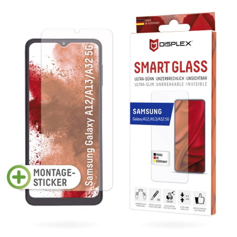 DISPLEX Smart Glass Kijelzővédő üveg Samsung Galaxy A12 5G, Galaxy A13 5G, Galaxy A32 5G 1 db 1635