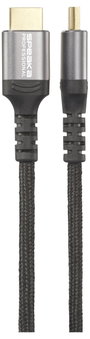 SpeaKa Professional HDMI Csatlakozókábel HDMI-A dugó, HDMI-A dugó 1.5 m Fekete SP-13125628 8K UHD HD 2. bélyegkép