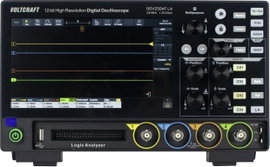 VOLTCRAFT DOV2504F LA Digitális oszcilloszkóp 250 MHz 4 csatornás 1.25 GSa/mp 100 Mpts 12 bit Digitá
