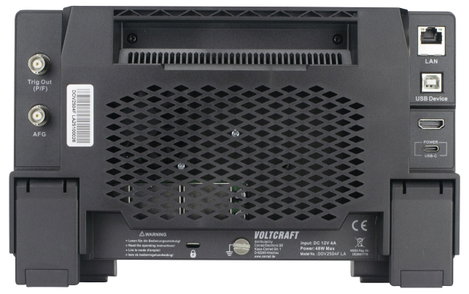 VOLTCRAFT DOV2504F LA Digitális oszcilloszkóp 250 MHz 4 csatornás 1.25 GSa/mp 100 Mpts 12 bit Digitá 5. kép