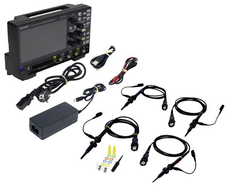 VOLTCRAFT DOV2504F LA Digitális oszcilloszkóp 250 MHz 4 csatornás 1.25 GSa/mp 100 Mpts 12 bit Digitá 6. kép