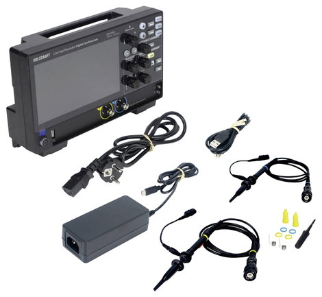 VOLTCRAFT DOV1002 Digitális oszcilloszkóp 100 MHz 2 csatornás 1.25 GSa/mp 50 Mpts 12 bit Digitális m 6. kép