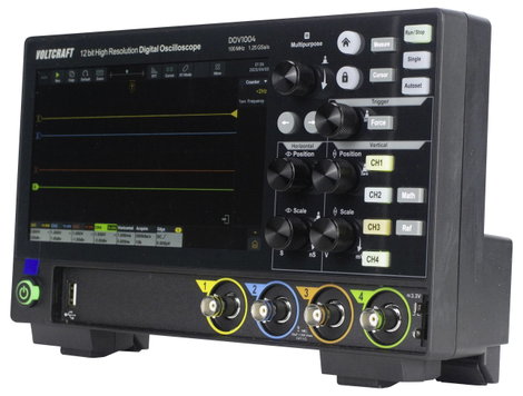 VOLTCRAFT DOV1004 Digitális oszcilloszkóp 100 MHz 4 csatornás 1.25 GSa/mp 50 Mpts 12 bit Digitális m 3. kép