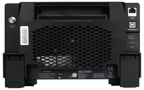 VOLTCRAFT DOV2504 LA Digitális oszcilloszkóp 250 MHz 4 csatornás 1.25 GSa/mp 100 Mpts 12 bit Digitál 5. kép