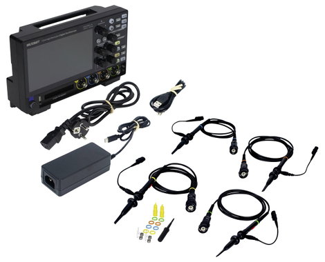 VOLTCRAFT DOV2504 LA Digitális oszcilloszkóp 250 MHz 4 csatornás 1.25 GSa/mp 100 Mpts 12 bit Digitál 6. kép