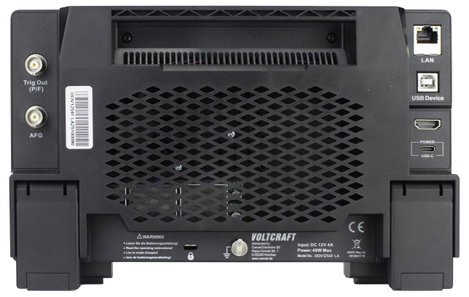 VOLTCRAFT DOV1254F LA Digitális oszcilloszkóp 125 MHz 4 csatornás 1.25 GSa/mp 100 Mpts 12 bit Digitá 5. kép