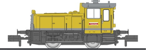 Liliput L162602 N A DB AG Bahnbau 332 062-9 tolatómozdonya