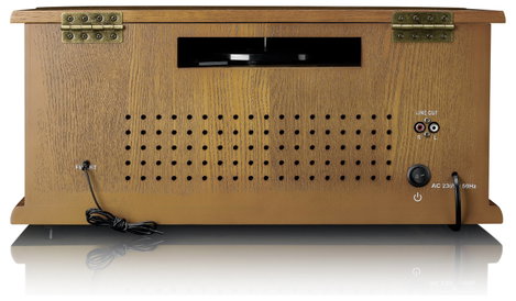 Lenco Classic Phono TCD-2551WD - Holz-Plattenspieler im Retro-Design mit Bluetooth Lemezjátszó 7. kép