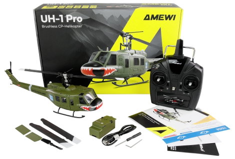 Amewi UH-1 PRO RC helikopter RtF 2. kép