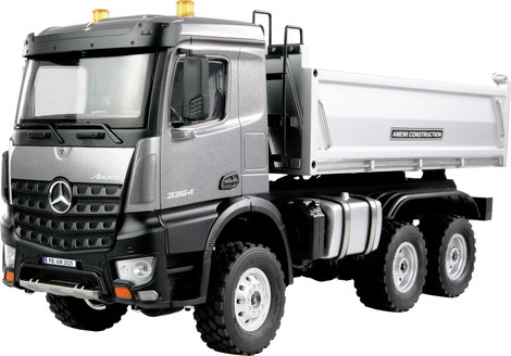 Amewi 22685 Mercedes-Benz Arocs Kipper 6x6 anthrazit 1:14 Elektro RC funkció modell RtR