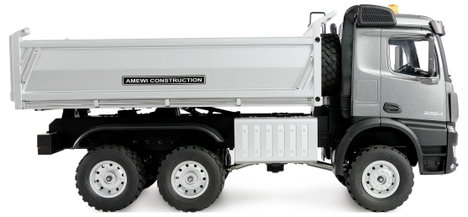 Amewi 22685 Mercedes-Benz Arocs Kipper 6x6 anthrazit 1:14 Elektro RC funkció modell RtR 3. kép