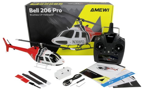 Amewi Bell 206 PRO RC helikopter RtF 2. kép