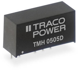 DC/DC átalakító, TMH sorozat, 2 Watt, SIL-7, bemenet: 24 V/DC, kimenet: 5 V/DC 400 mA 2 W, TracoPowe