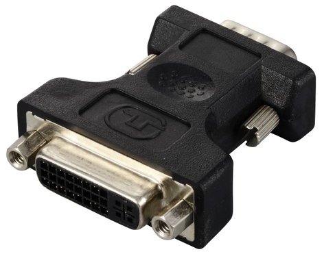 Renkforce RF-6667626 DVI / VGA Átalakító [1x DVI alj, 24+5 pólusú - 1x VGA dugó] Fekete Csavarozható 2. kép