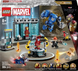 LEGO® MARVEL SUPER HEROES 76315 Iron Man' s Lab: Páncélcsarnok